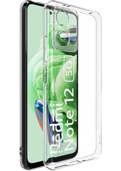 Xiaomi Redmi Note 12 5g Ile Uyumlu Kamera Korumalı Şeffaf Kılıfı
