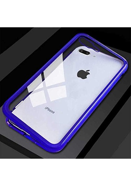 Apple iPhone 7 ile Uyumlu Plus Devrim Mavi Cep Telefonu Kılıfı