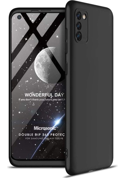 Samsung Galaxy S20 Fe Için Kılıf Double Dip 360 Protective Siyah [galaxy S20 Fe ile Uyumlu Kılıf - Siyah]