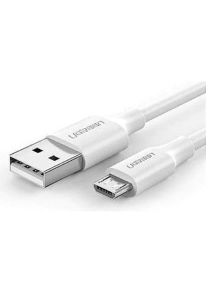 2.4 A Usb-A & Micro-Usb, Micro USB Data ve Şarj Kablosu, 1 Metre, Beyaz, 60141