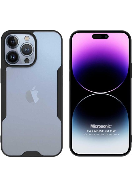 Apple iPhone 14 Pro Max Için Kılıf Paradise Glow Siyah [iphone 14 Pro Max ile Uyumlu Kılıf - Siyah]