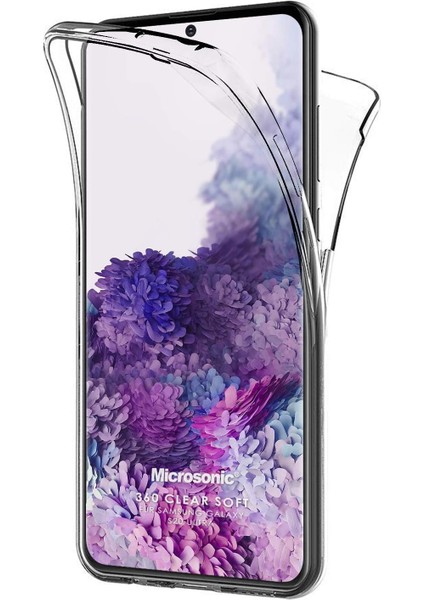 Samsung Galaxy S20 Ultra Için Kılıf 6 Tarafı Tam Full Koruma 360 Clear Soft Şeffaf [galaxy S20 Ultra ile Uyumlu Kılıf - Şeffaf]