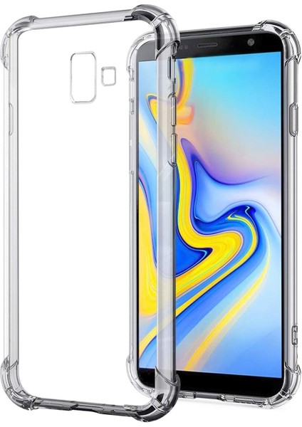 Shock Absorbing Için Kılıf Samsung Galaxy J6 Plus Şeffaf [galaxy J6 Plus ile Uyumlu Kılıf - Şeffaf]