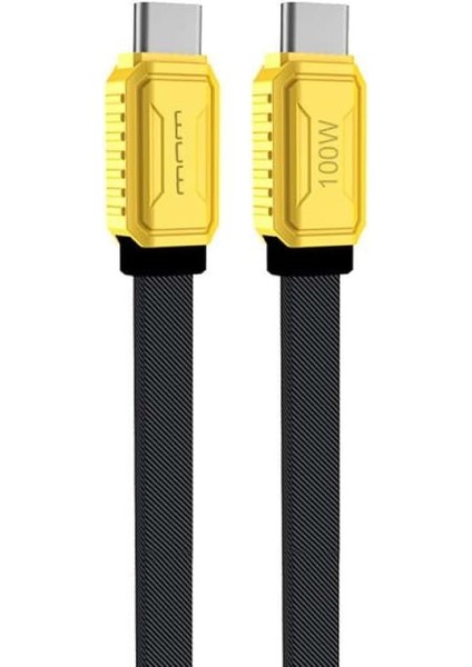 Data Cable X198 Type-C To Type-C 100W Hızlı Sarj Kablosu 1m