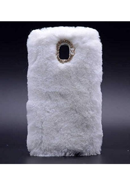 Galaxy J3 Pro Uyumlu Tüylü Peluslu Silikon Kılıf