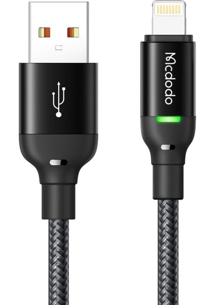 CA-2700 iPhone Lightning Şarj ve Data Kablosu 1.2m Siyah