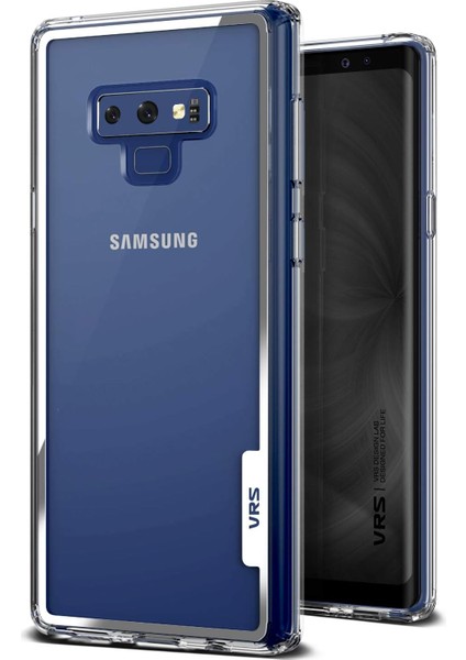 Design VRS93591 Galaxy Note 9 Crystal Chrome Kılıf, Arka Kapak, Şeffaf