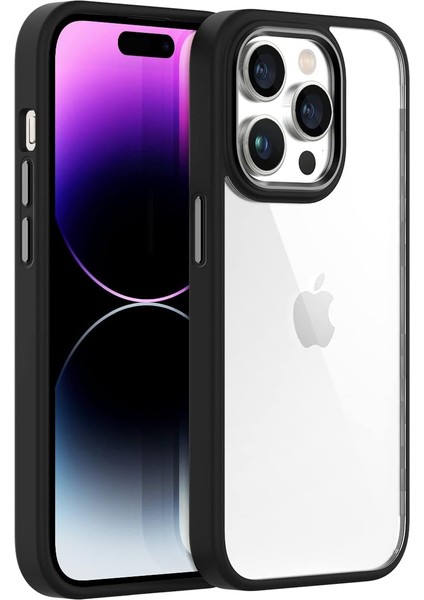 iPhone 14 Pro Max New Air Bumper Kılıf, Koruyucu Telefon Kılıfı (Siyah)