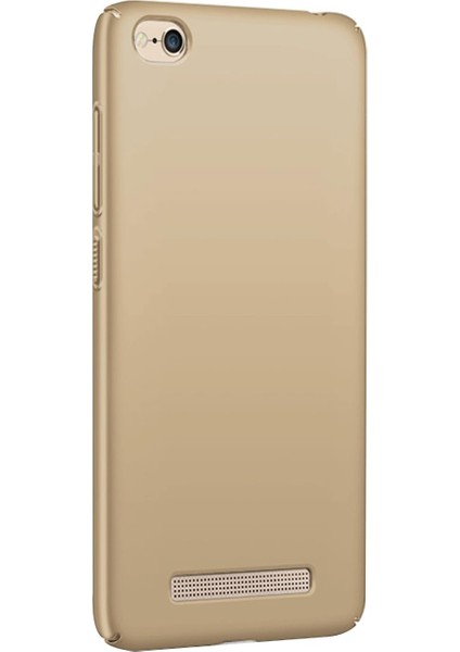 Redmi 4A Uyumlu Sert Rubber Silikon Kılıf (Altın Rengi)