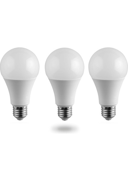 Paket 15 Watt Ekonomik LED Ampul Beyaz Işık 6500K