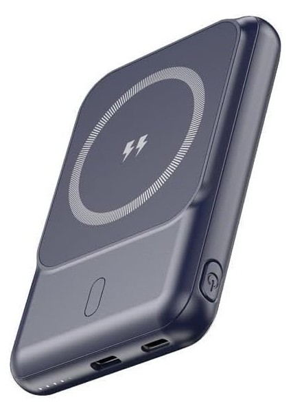 6000 Mah 20W Hızlı Şarj Manyetik Powerbank Mavi Pb-29