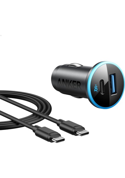 323 Araç Şarj Cihazı, 52.5W, Usb-C Portu Maksimum 30W, Usb-A Portu Ise 22.5W Şarj Gücü, iPhone 14 Pro Sadece 25 Dakikada%50 Şarj, Samsung S23 Sadece 27 Dakikada%50 Şarj