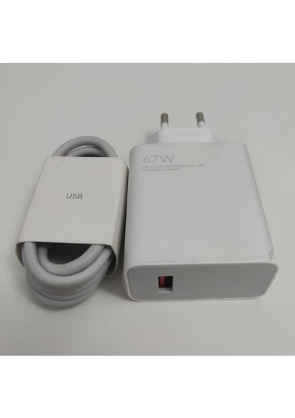 67W (Watt) Turbo Şarj Aleti Cihazı Adaptörü Kablo (Set) %100 Turbo
