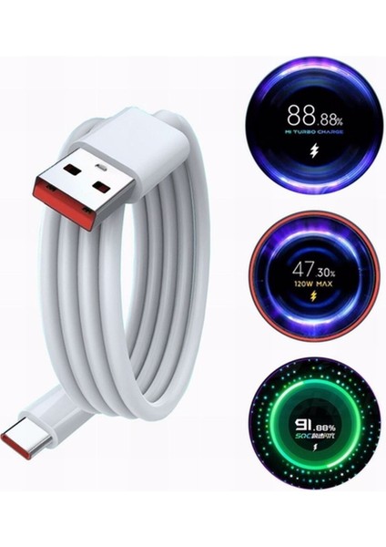 67W (Watt) Turbo Şarj Aleti Cihazı Adaptörü Kablo (Set) %100 Turbo