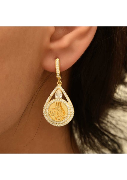 Turtcest Gümüş Tuğralı Küpe fiyatları