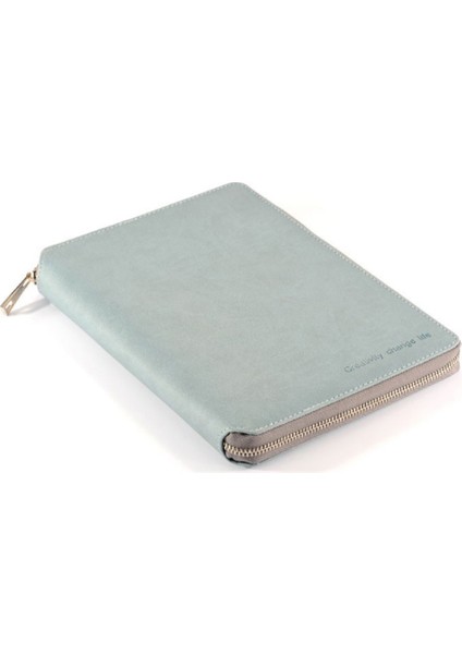 Fermuarlı Padfolio Klas Iş Öyü Not Defteri Gri (Yurt Dışından) modelleri
