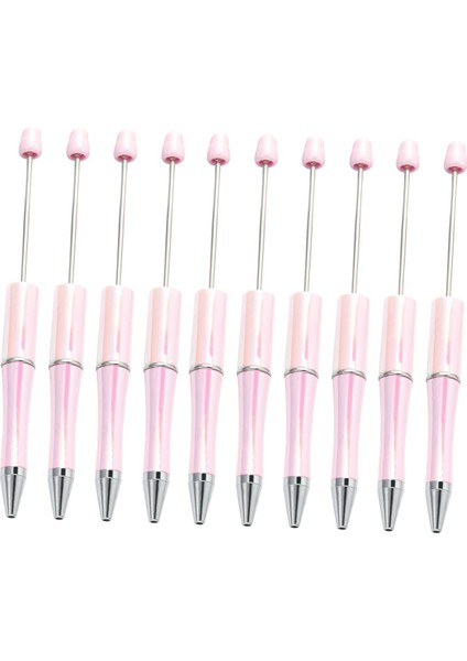 10X Boncuklu Kalem Dıy Yapımı Hediye Ofis Malzemeleri Okul Öğrencileri Için Yenilik Açık Pembe (Yurt Dışından) fırsatları