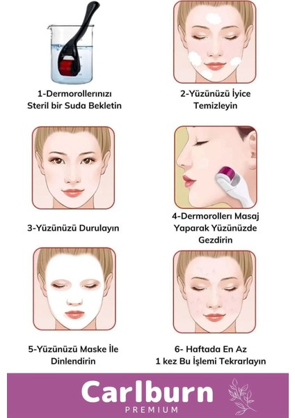 Özel Üretim Derma Roller Titanyum Uçlu 540 Iğneli Cilt Bakım Vücut Yenileme Masaj Aleti 1 mm fırsatları
