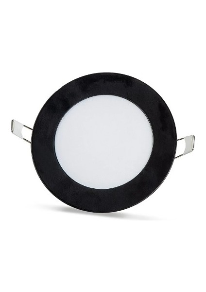 6W/3200K Slim Panel LED Armatür (Siyah Kasa GÜNIŞIĞI-6ADET) Noas