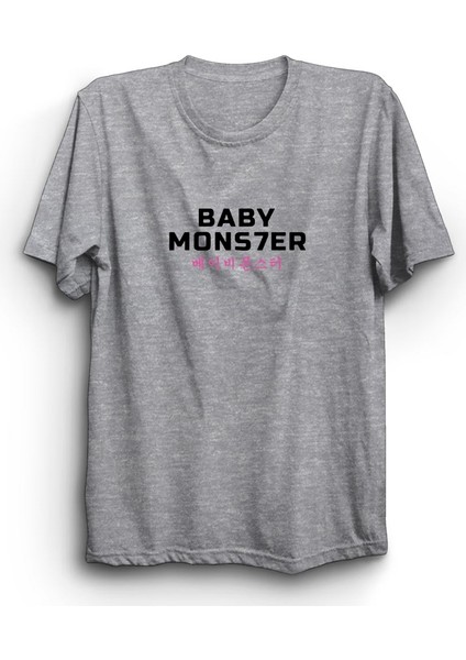 Baby Monster, Korean, K-Pop %100 Pamuk Tişört