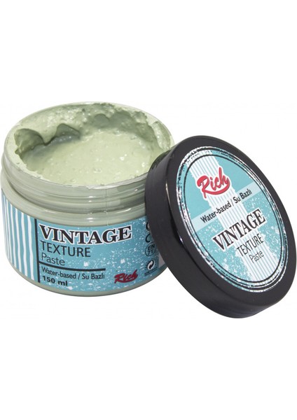 Vintage Texture Pasta Su Bazlı 150 ml Antik Yeşil 5116