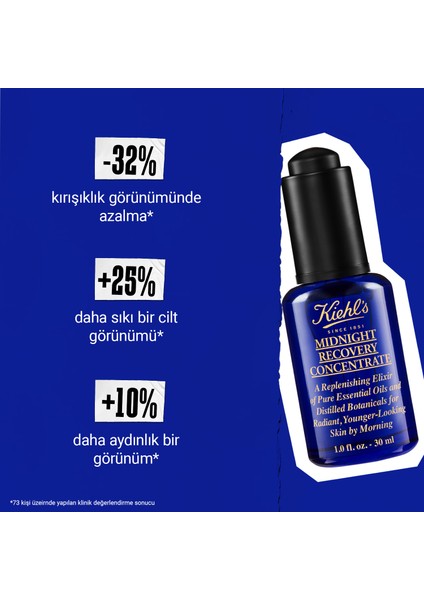 Midnight Recovery Cildi Onaran ve Aydınlık Görünüm Veren Gece Serumu 15 ml