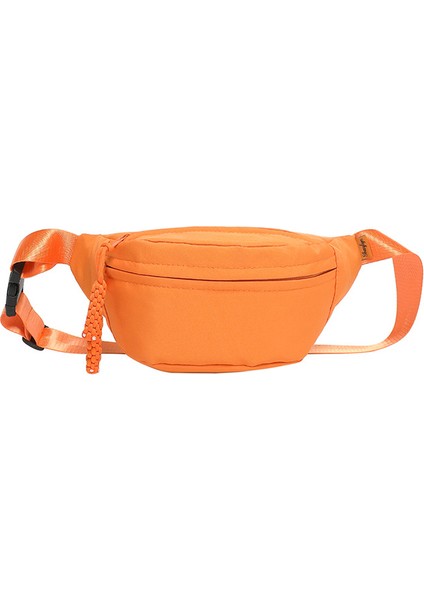 Yeaın Çapraz Askılı Çanta Taşınabilir Yüksek Kaliteli Rahat Kanvas Kumaş Sade Stil, Turuncu (Yurt Dışından)