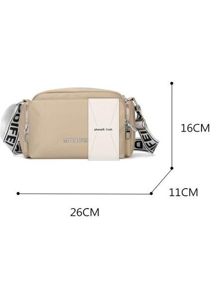 Yeaın Çapraz Askılı Çanta Taşınabilir Hafif ve Nefes Alabilen Naylon Malzeme Basit Düz Renk Şık ve Nötr Stil Temizlenmesi Kolay, Mavi (Yurt Dışından) fiyatları