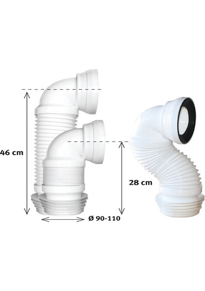 Körüklü Dirsekli Klozet Kadası fırsatları