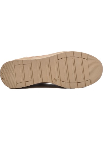 7684 Bej Bağcıklı Kadın Sneaker indirimleri