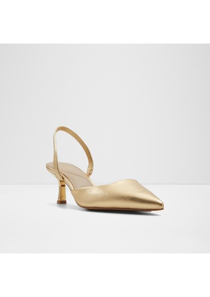 Gavedessı Ayakkabı Orta Boy Topuklu - Gold fırsatları