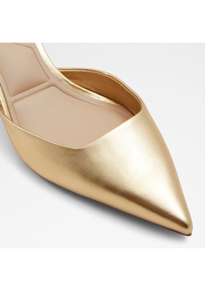 Gavedessı Ayakkabı Orta Boy Topuklu - Gold indirimleri