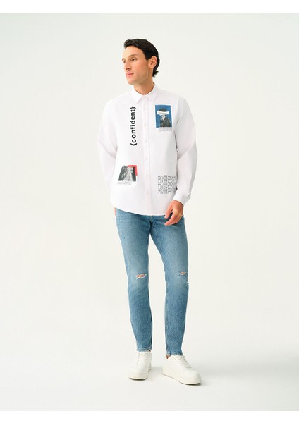 Regular Fit Erkek Gömlek U.kol