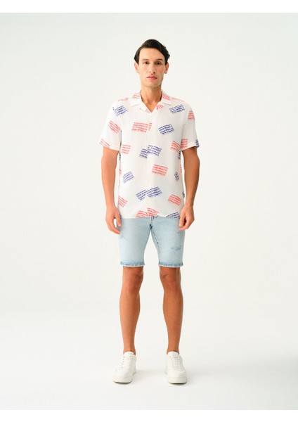 Slim Fit Erkek Şort
