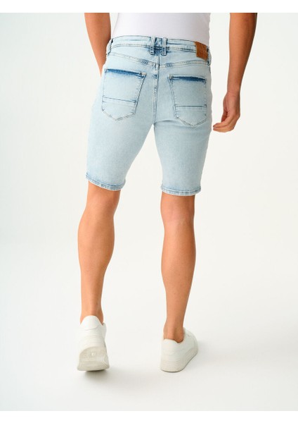 Slim Fit Erkek Şort