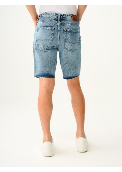 Slim Fit Erkek Şort