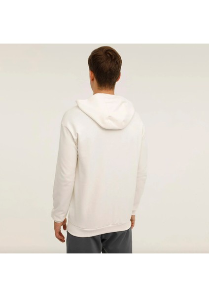 4W ml Renato 17SD1047 4pr Erkek Sweatshirt Kırık Beyaz