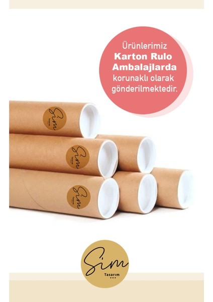 Çocuk odası renkli zürafa ve yavru duvar sticker dekoru modelleri