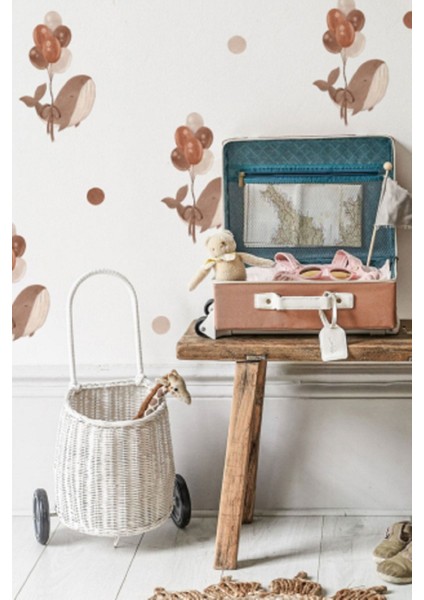 Uçan Balina Çocuk Odası Duvar Stickerı Küçük Boy fiyatları