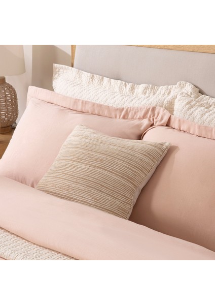 Sofia Ekstra Çift Kişilik Nevresim Seti 260X220 cm Koyu Somon fırsatları