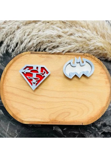 Yarasa ve Süperman Kurabiye Kalıbı Seti fiyatları
