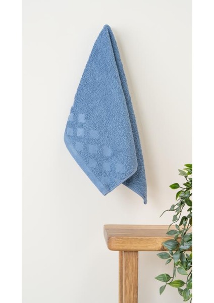 Harem %100 Doğal Pamuklu Misafir Banyo / Mutfak Havlusu - 30X50 cm Lacivert