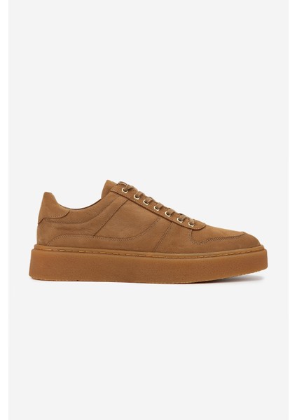 Erkek Hakiki Deri Taba Sneakers & Spor Ayakkabı 352 21217 Erk Ayk SK24-25 Taba Nbk