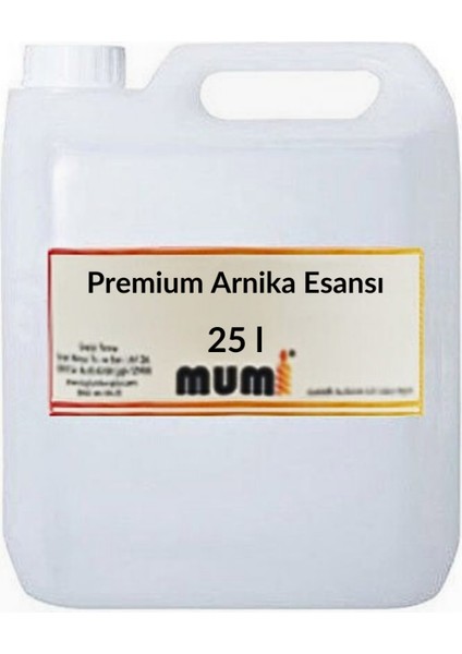 Premium Arnika Mum Esansı 25 lt