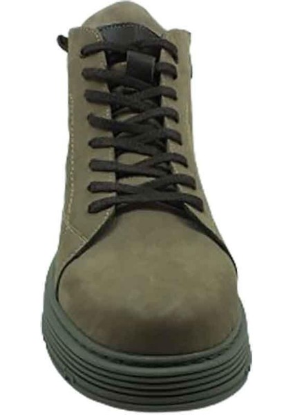 Bağcıklı Erkek Kısa Bot Bej-Nubuk 1173 fiyatları