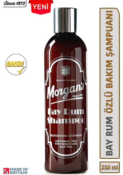 Bay Rum Shampoo - Nemlendirici Bay Rum Özlü Şampuan 250ML