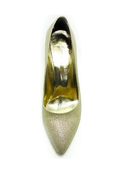 Stiletto Kadın Ayakkabı Dore-Simli 61 700