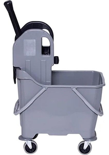 15 Lt gri tek bölmeli dayanıklı presli kova, ev ve bahçe için kullanışlı ürün modelleri