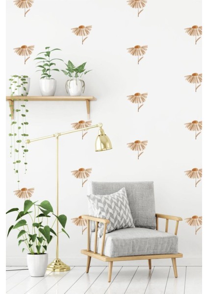 Sevimli ve renkli çocuk odası duvar süsleri, turuncu sticker seti, 1 parça modelleri