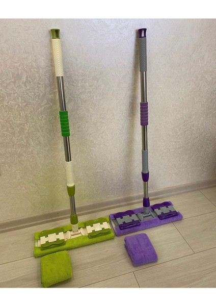 Teleskopik Mikrofiber Mop – Pratik ve Çok Yönlü Temizlik Aracı, Ayarlanabilir Sap